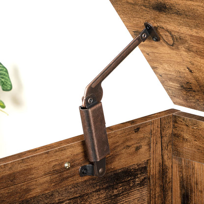 HOOBRO Sitzbank mit Stauraum Truhenbank EBF772CW01 Dunkelbraun