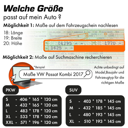 Upgrade4cars Auto Hagelschutzplane Abdeckplane – SUV Grösse L
