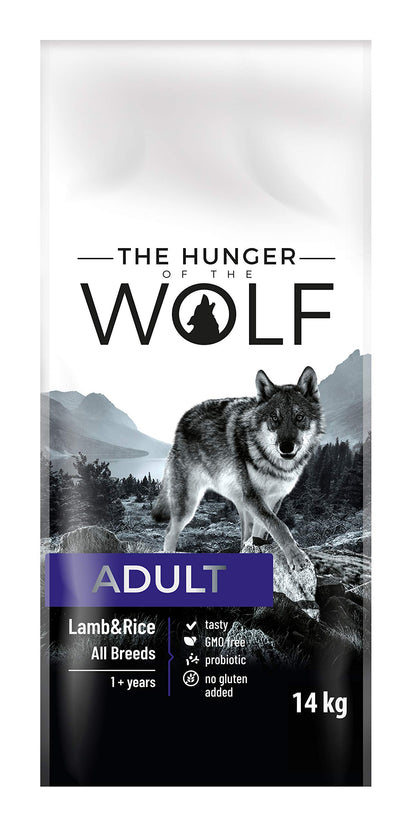 The Hunger of the Wolf Trockenfutter Lamm & Reis für Hunde, 14 kg