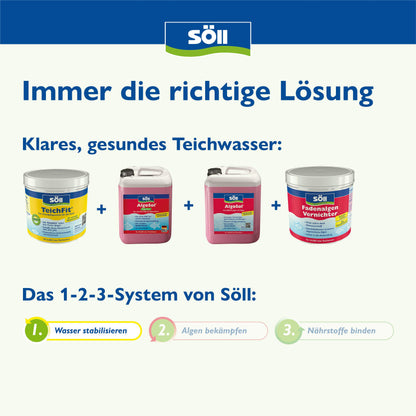 Söll TeichFit Teich Wasseraufbereiter Grundpflegemittel - 5 kg