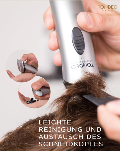 TONDEO ECO XP LITHIUM Profi Haarschneider SILVER