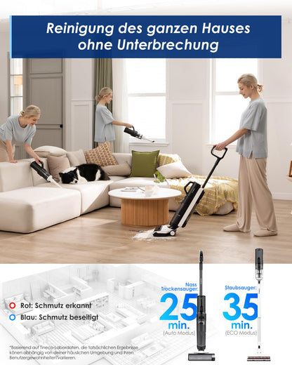 Tineco Floor One S5 Combo Power KIT 5-in-1 Nass-Trockensauger