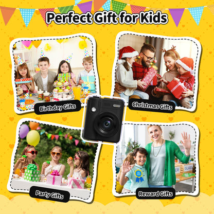 Gofunly Kinderkamera Sofortbildkamera H11 mit 32 GB Speicherkarte
