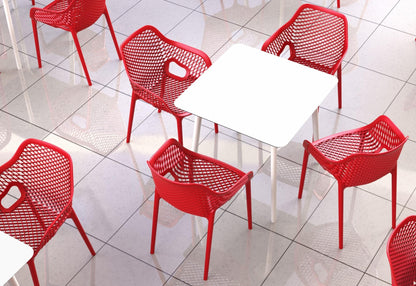 CLP Stuhl Air XL - Stapelbarer Terrassenstuhl Garten Rot