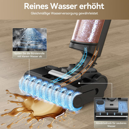 JONR ED 12 Pro Max Nass-Trockensauger, 17000 Pa, LCD-Display