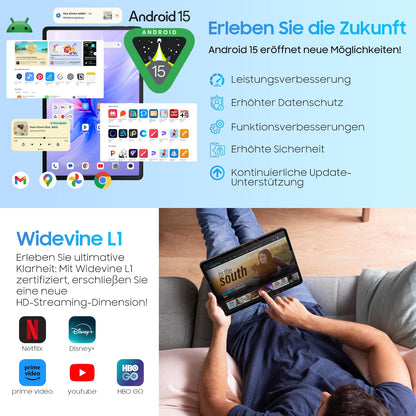 Blackview Tab90 WiFi Android 15 Tablet – 11 Zoll 128GB