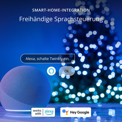 Twinkly Strings 400 LED Smarte Lichterkette RGB+Weiss