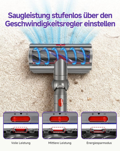 Yivy Bodendüse für Dyson V11 V15 V10 V8 V7, Anti-Tangle Ersatzbürste