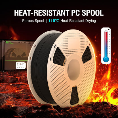 SUNLU PA12-CF 3D-Filament - Kohlenstofffaser 1.75mm 1KG Schwarz