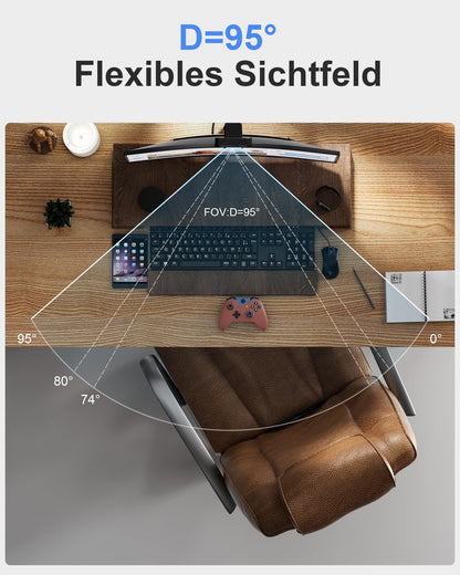 SIIIX 4K/60FPS USB Webcam - Für PC und Videoanrufe