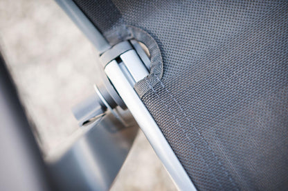 Kettler Basic Plus Advantage Gartenstuhl Hochlehner - Silber/Anthrazit