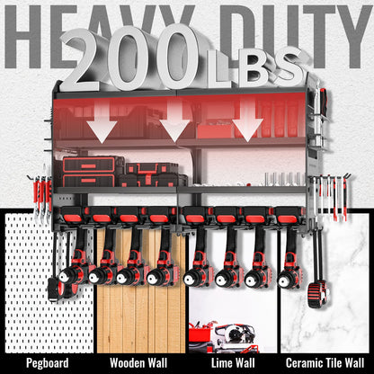 VeyFolzin.st Wandorganizer Schlagbohrschrauber – Metall Schwerlast