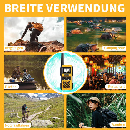 Gaswei G1pro Walkie-Talkie Set, 16 Kanäle, IP67 wasserdicht, 2 Stück