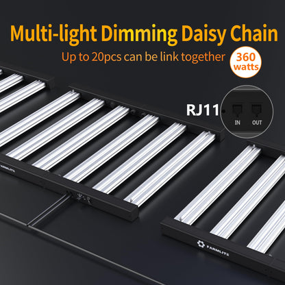 FARMLITE LED Grow Lampe Vollspektrum - 360W Dimmbar