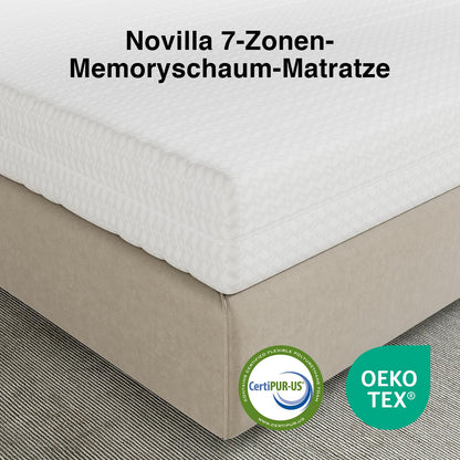 Novilla Matratze 7-Zonen Kaltschaum H3/H4 - 120x200 cm