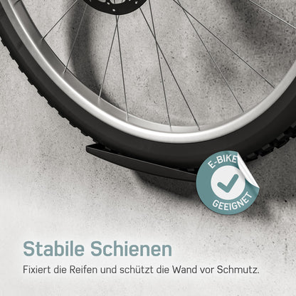 Borgen Fahrrad Wandhalterung – Einstellbar für alle Fahrradtypen
