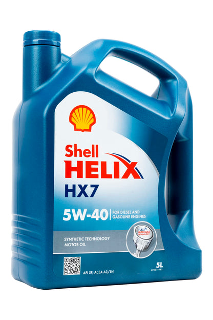 ‎Shell Helix HX7 5W-40 5 Liter Motoröl, bunt