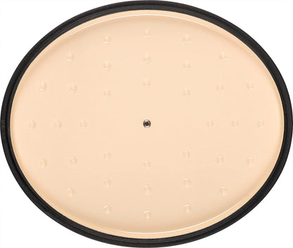 BALLARINI Bellamonte Emaillierter Gusseisen Bräter Oval 33 cm Schwarz