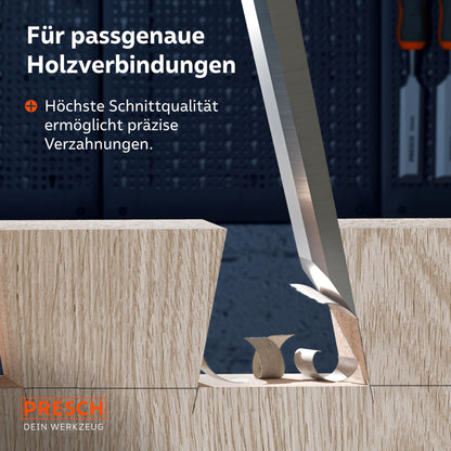 Presch Stechbeitel-Set für Holz, 4-teilig, 6–24 mm, mit Tasche