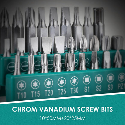 TLGREEN Werkzeugkoffer Gefüllt Haushalts Werkzeug Set – 198tlg