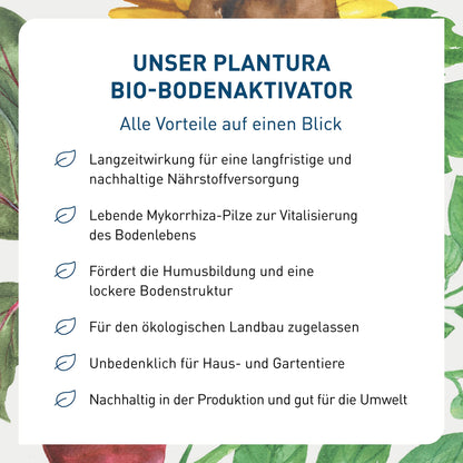 Plantura Bio-Bodenaktivator mit Mykorrhiza-Pilzen, 10,5 kg für 140 m²