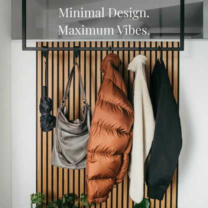 Homemetall Kleiderstange Deckenmontage Schwarz B60xH60cm