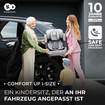 Kinderkraft COMFORT UP I-SIZE Kinderautositz 76-150cm Schwarz