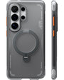 TORRAS Ostand Q3 Air Hülle für Samsung Galaxy S26 Ultra, Schwarz, mit 360-Grad-Standring und Magnetring