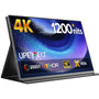 UPERFECT Portabler Monitor 16 Zoll 4K UHD 1200 Nits HDR USB-C mit Aluminiumgehäuse und Smart Cover