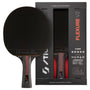 STIGA Flexure V2 5-Sterne-Tischtennisschläger, ITTF-Belag, Schwarz
