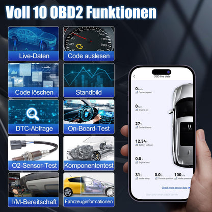 XTOOL AD20 Pro OBD2 Diagnosegerät – Alle Systeme Scan