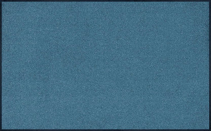 wash+dry Fussmatte Steel Blue 75x120cm - Waschbar. Rechteckige, stahlblaue Fußmatte. Schmutzfangmatte für den Innen- und Außenbereich, waschbar und strapazierfähig.
