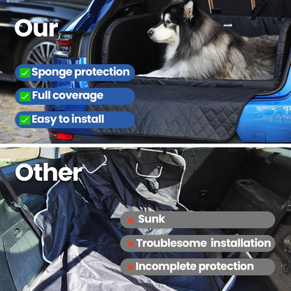 Pecute Kofferraumschutz Hund gesteppt – Seiten- und Ladekantenschutz SUV