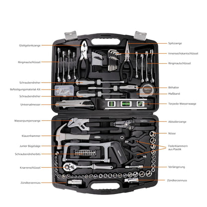 Amazon Basics Allgemeines Handwerkzeug-Set Haushalt – 173-teilig
