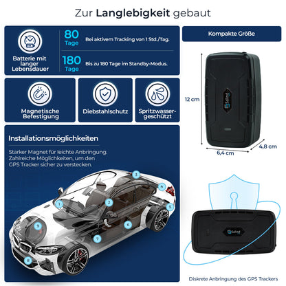 Salind 20 4G GPS-Tracker mit Magnet und Echtzeit-Ortung