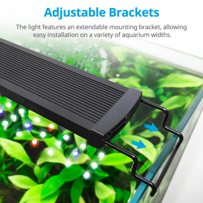 NICREW SlimLED Plants LED Aquarium Beleuchtung - Vollspektrum 90-110 cm
