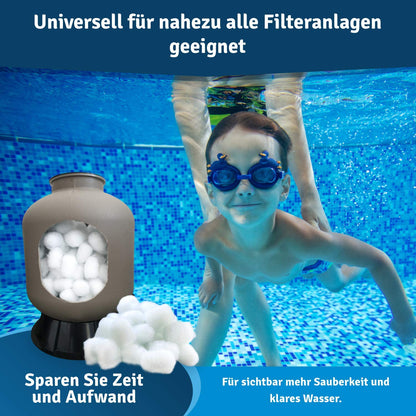 Veddelholzer Pool Filterbälle – Ersetzt 150kg Filtersand