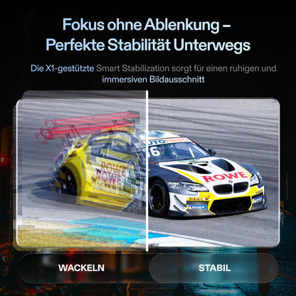 XREAL One Pro AR Brille mit X1 Chip, 57° Sichtfeld, L (66–75 mm)