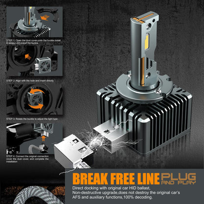 Stellar D1S Xenon-Brenner-Ersatz – 6500K Diamantweiss