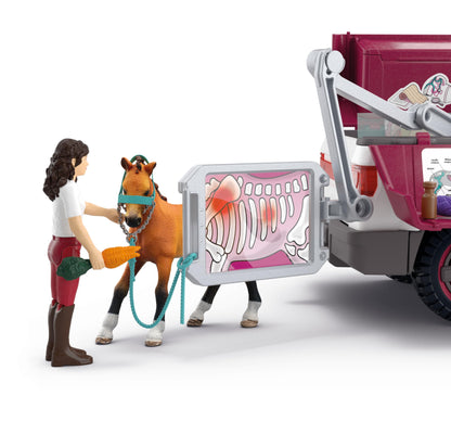 schleich HORSE CLUB Mobile Tierärztin mit Anhänger Set 42704