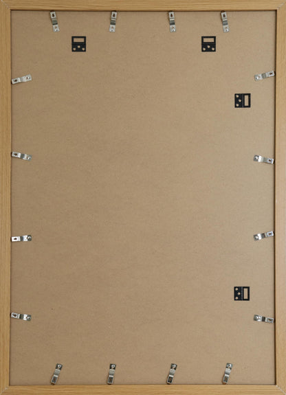 ACAZA Bilderrahmen DIN A1 59,4x84 cm MDF in warmer Eiche, Acrylglas
