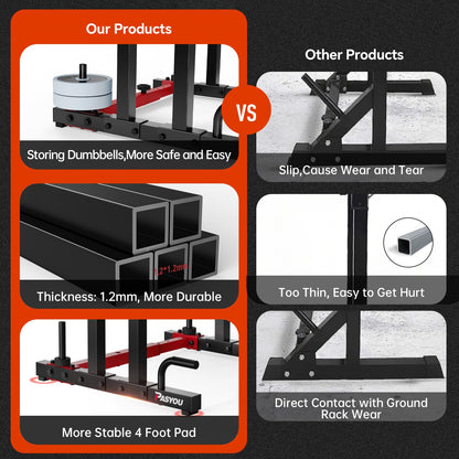 PASYOU Squat Rack Langhantelständer – Multi-funktional, 250 kg