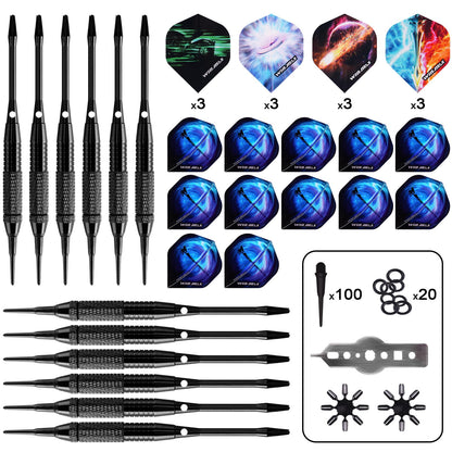 WIN.MAX Elektronische Dartscheibe Profi Set, 34 Spiele, 354 Varianten