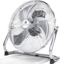 TRESKO AERSON Bodenventilator 50cm – Robuste Windmaschine. Schwarzes Metallgehäuse mit 50cm Rotor für intensive Luftzirkulation.