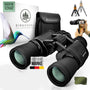 Birkental Fernglas 10x50 Schwarz wasserdicht inkl. Zubehör, auch für Brillenträger