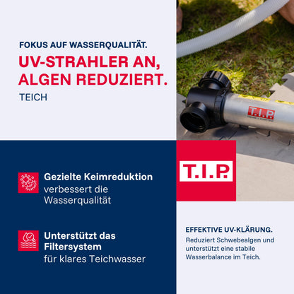 T.I.P. UV-C Strahler SPU 36000 UV Edelstahl für Pools und Teiche