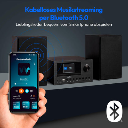 MEDION P85003 Micro Audio System – Internetradio DAB+ Bluetooth