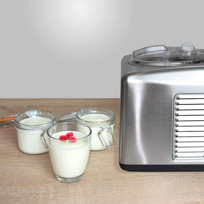 Gino Gelati IC-250W Helado Eismaschine Joghurtbereiter Kompressor