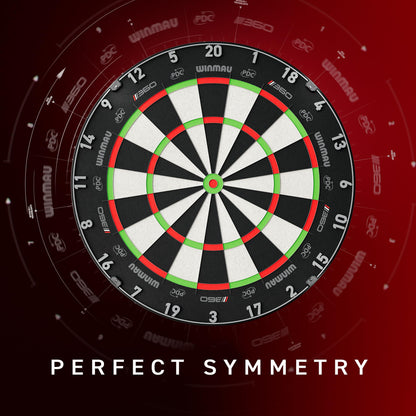 WINMAU Blade 360 Dartscheibe – Triple Core Carbon Steeldartscheibe