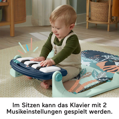 Fisher-Price Erlebnisdecke Klavier Spielcenter - marineblau HKX37